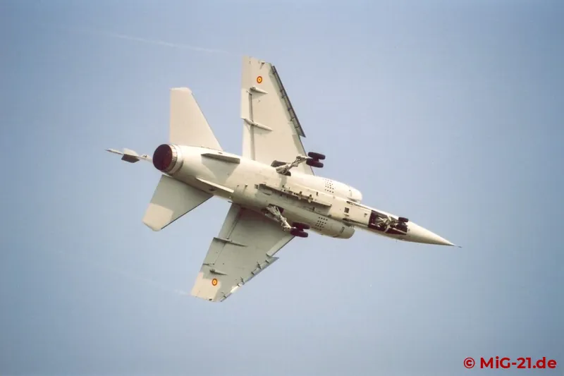 Daneben waren u.a. eine spanische Mirage F-1 ...
