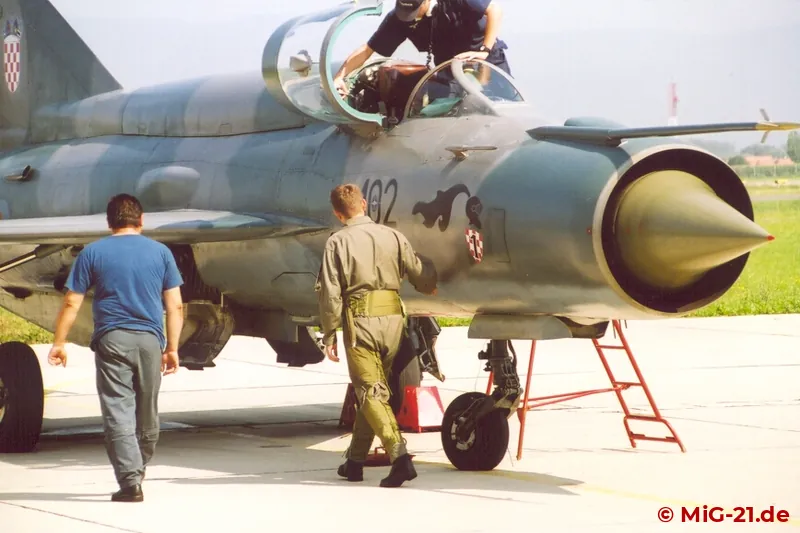 Rundgang des Piloten.