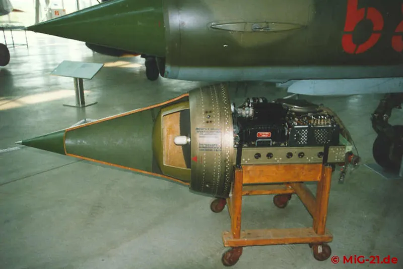 Always a weak point of the MiG-21: the radar.
