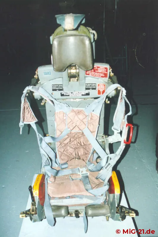 Two types of ejection seats were built in the MiG-21: earlier versions with forward opening canopy and the …