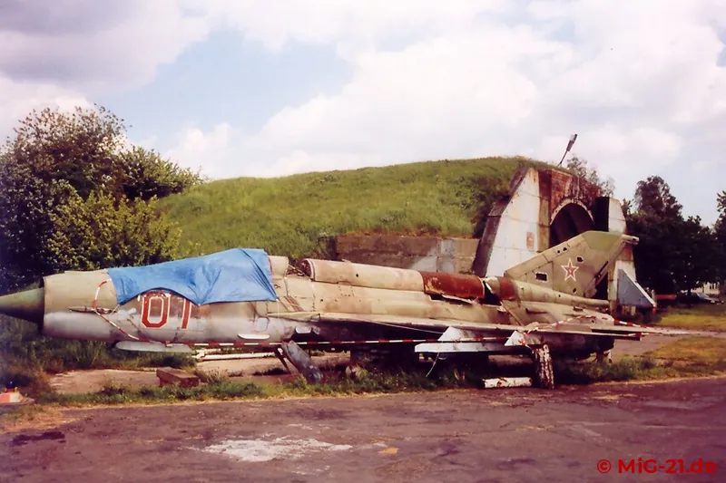 After removing from the pole the then "Red 01" looked very badly. (Photo: author's collection)