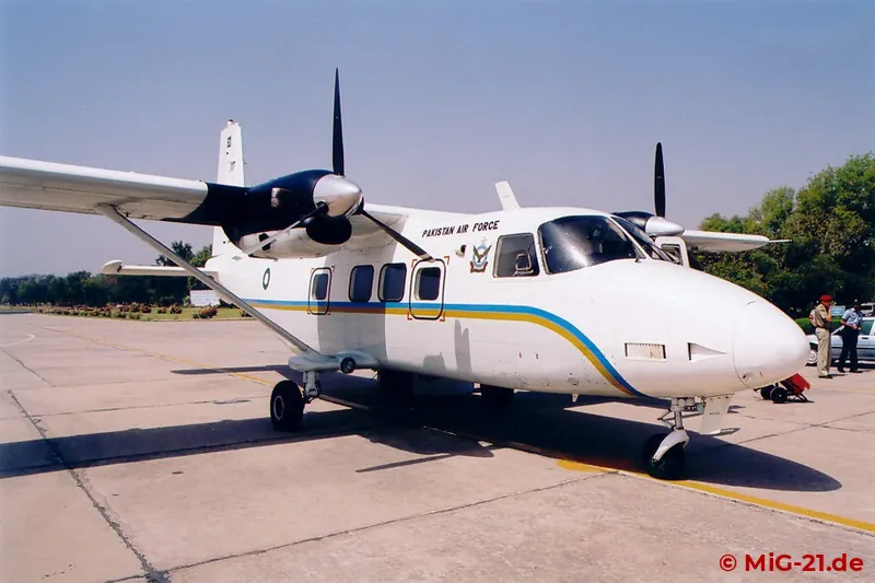 A Y-12 of the PAF brought the visitors to Mianwali and back to Islamabad.
